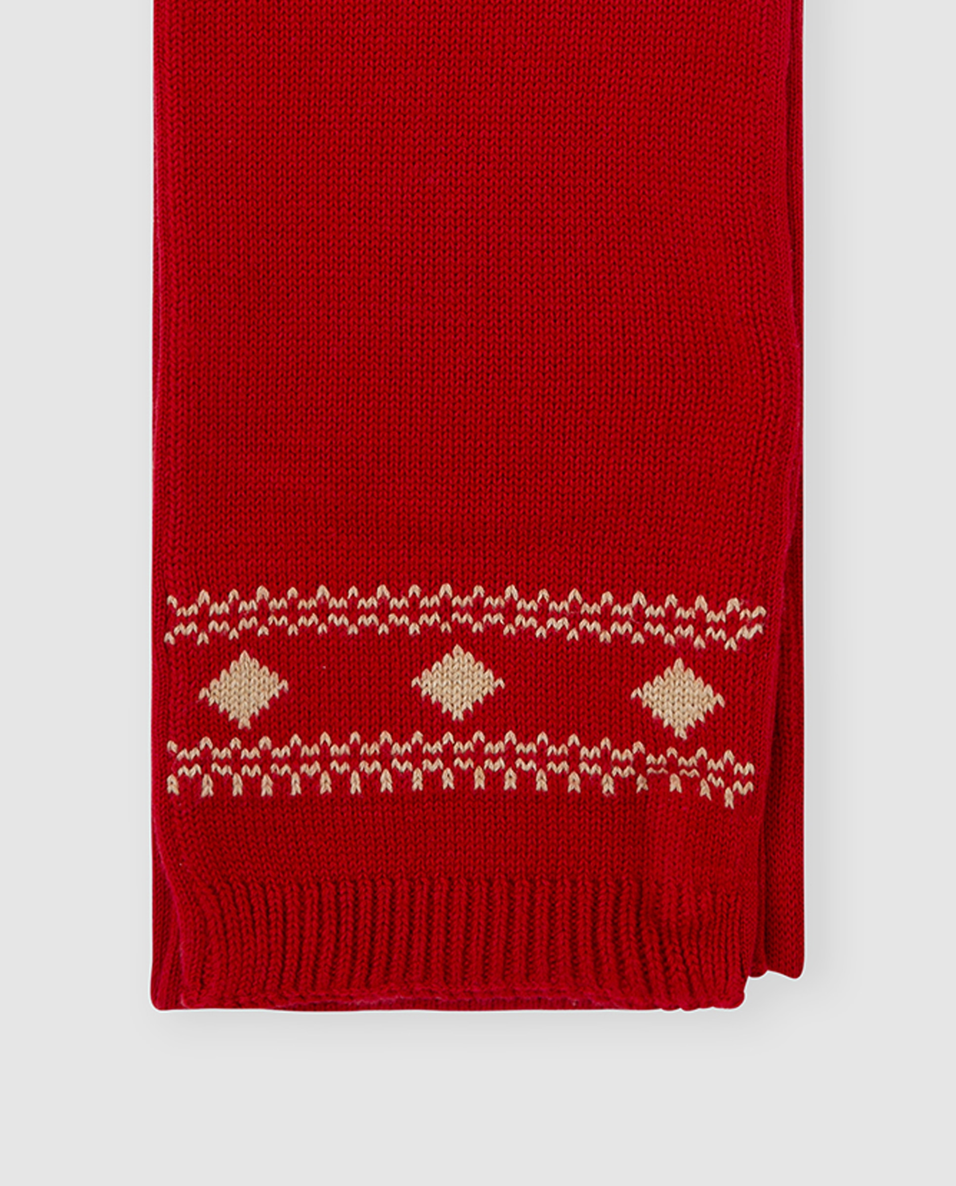 Conjunto de niño de gorro y bufanda - Tutto Piccolo - Rojo Rojo-2