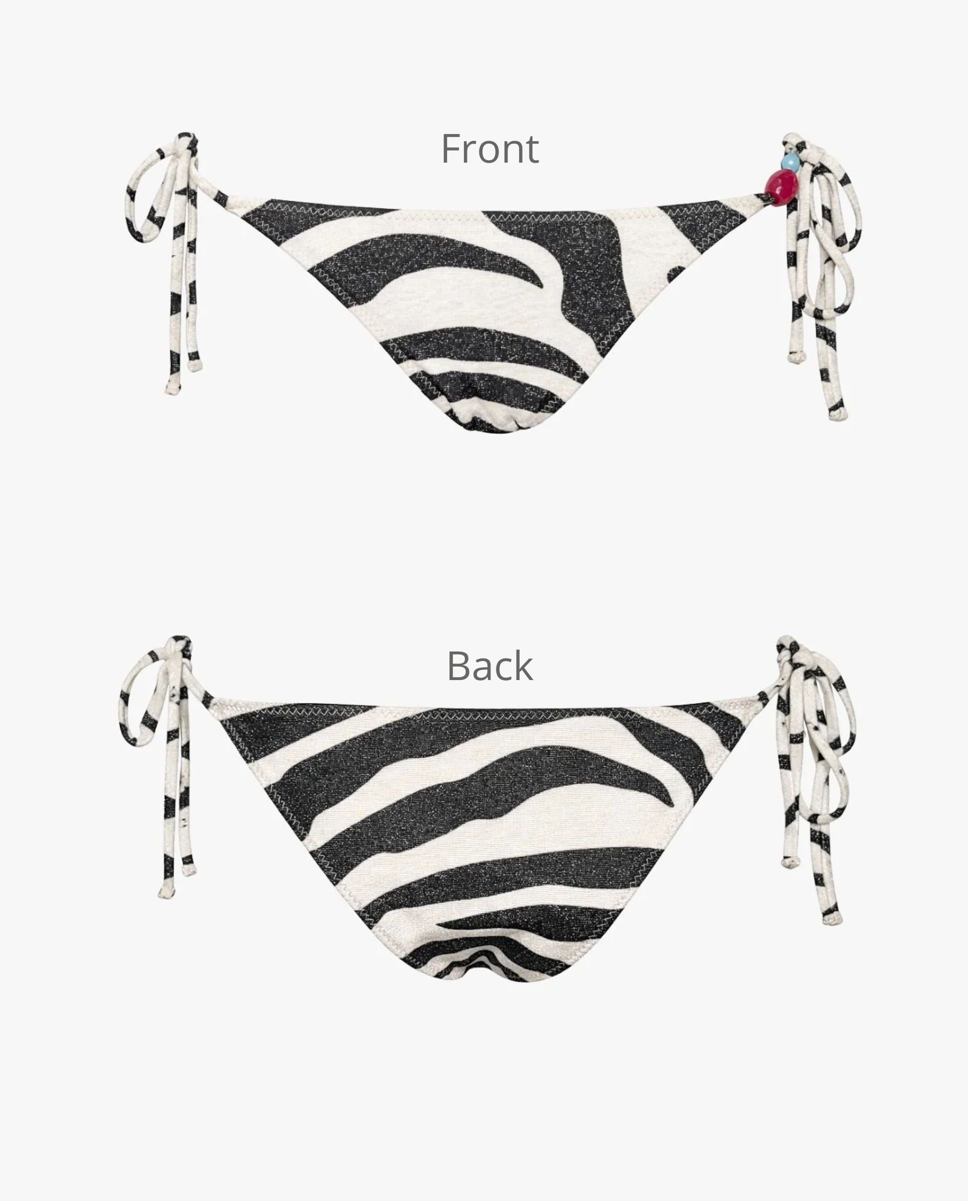 Braga de bikini mujer sherif lurex - Quelton - Blanco Blanco-6