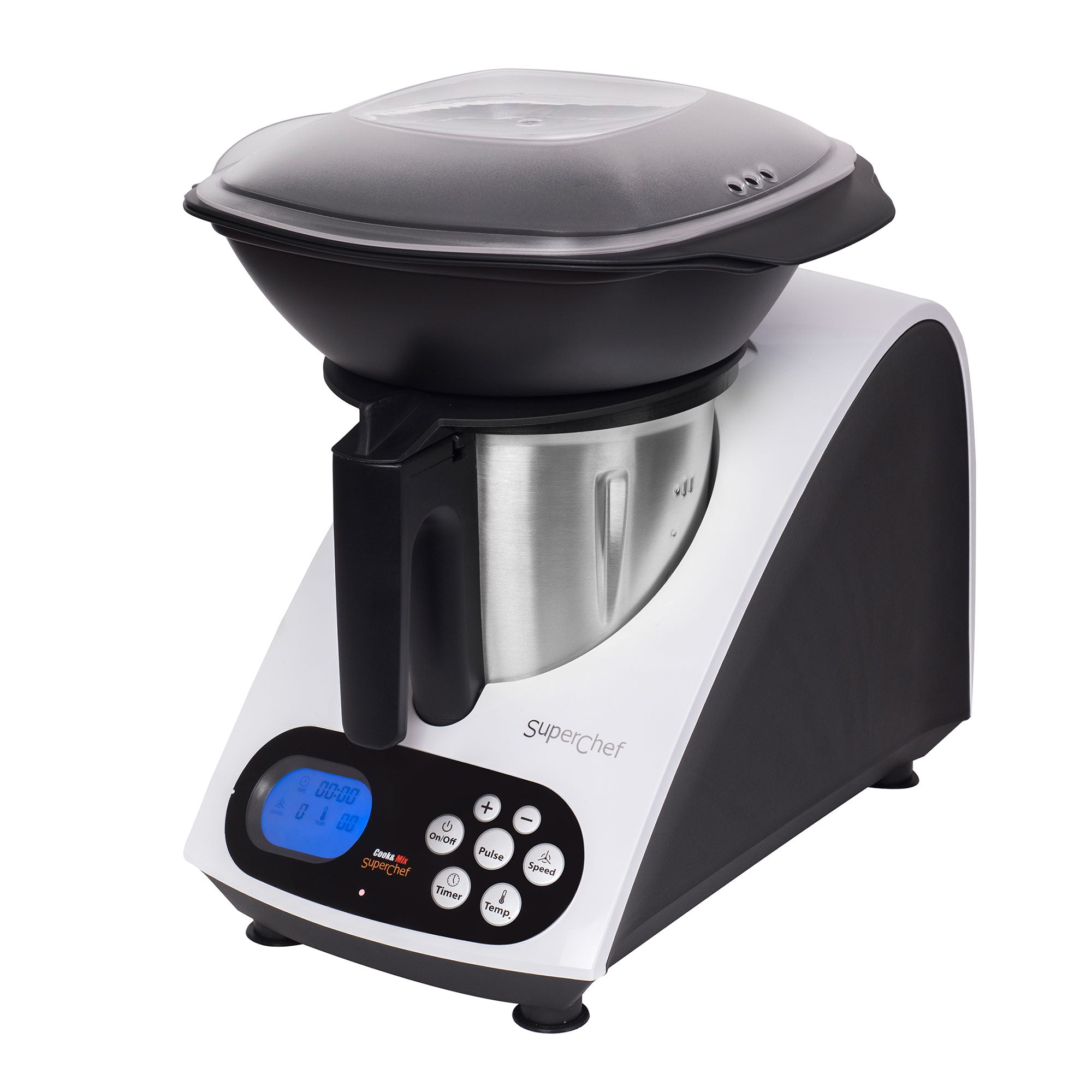 Robot de cocina Superchef Cook&MIx con jarra de 2 L y 10 velocidades - Blanco Blanco-4