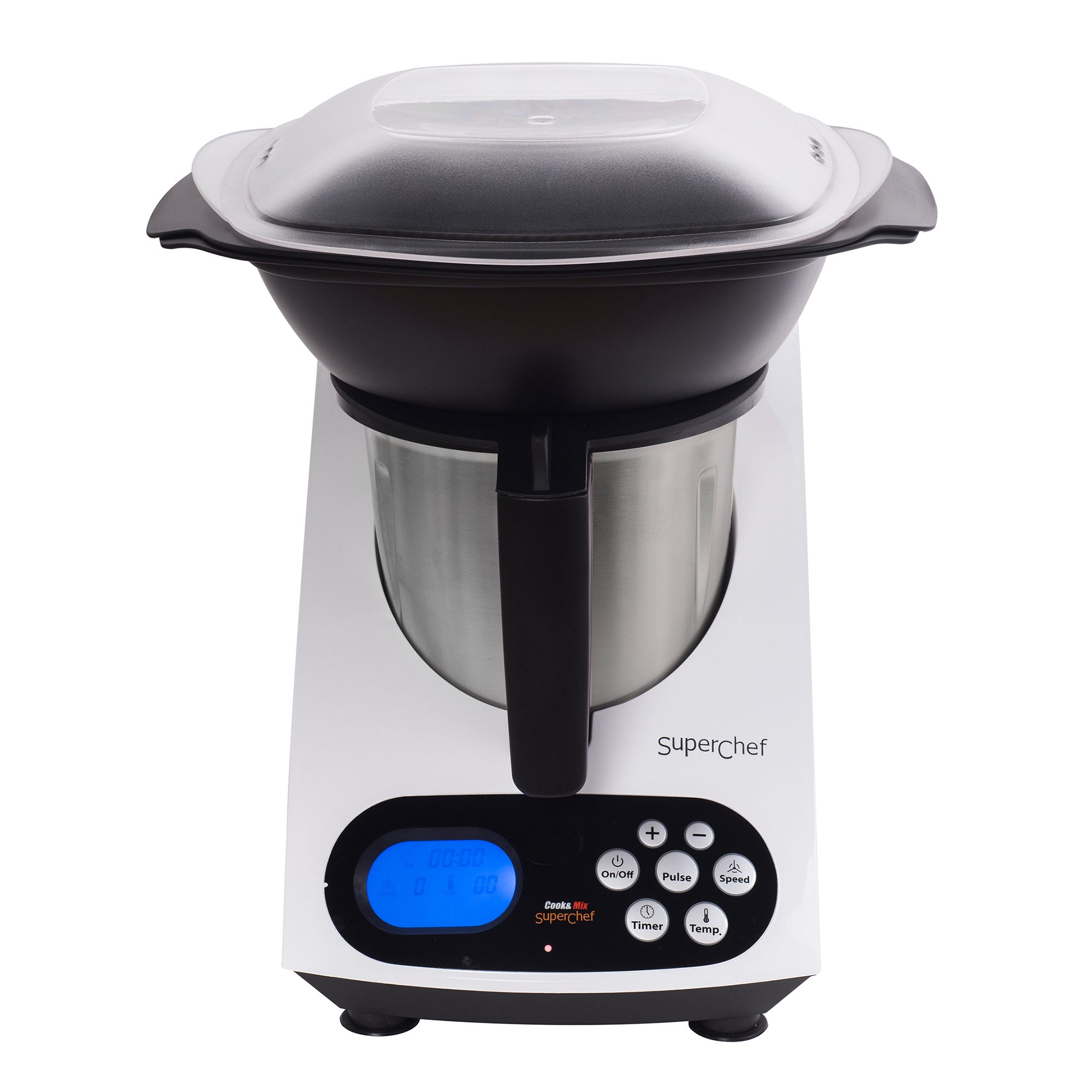 Robot de cocina Superchef Cook&MIx con jarra de 2 L y 10 velocidades - Blanco Blanco-5