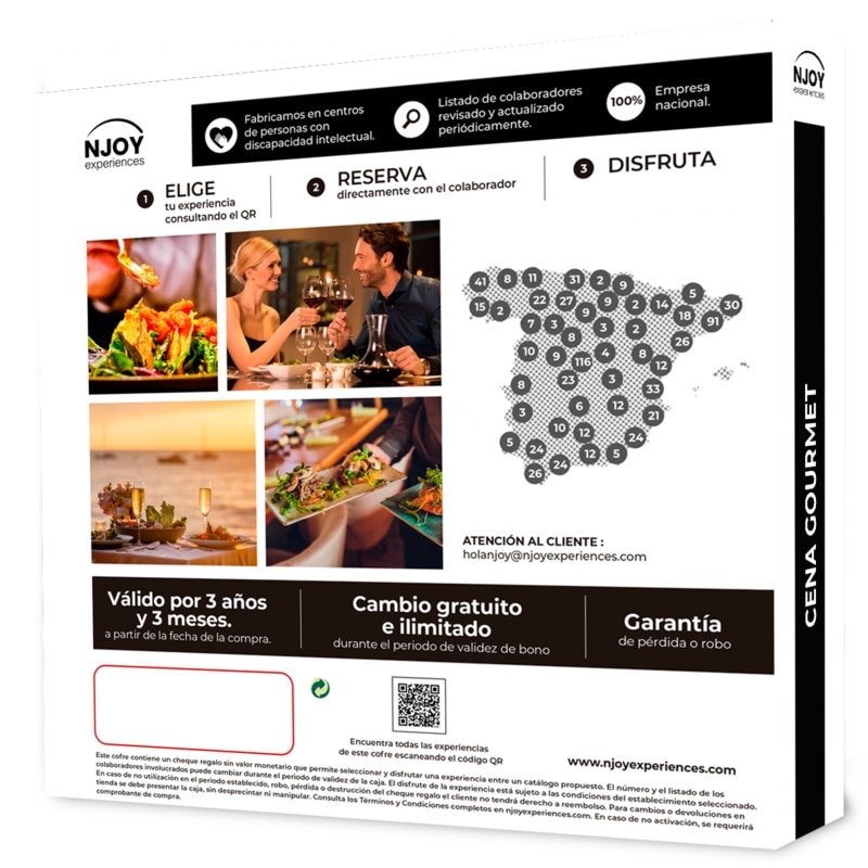 Imagen 2 de NJOY EXPERIENCES Cena gourmet