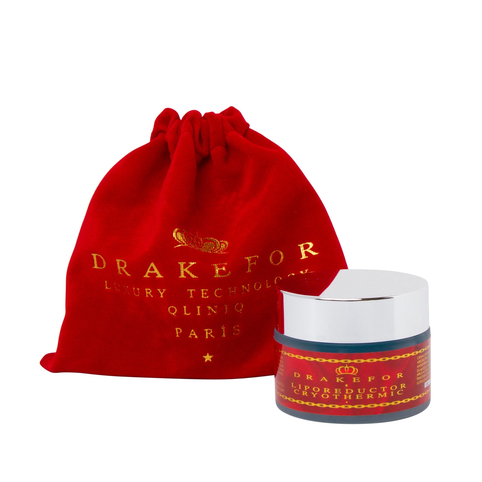 Crema liporeductora criotérmica Drakefor DKF-LIPOREDUCTOR CRYO - Rojo Rojo-3