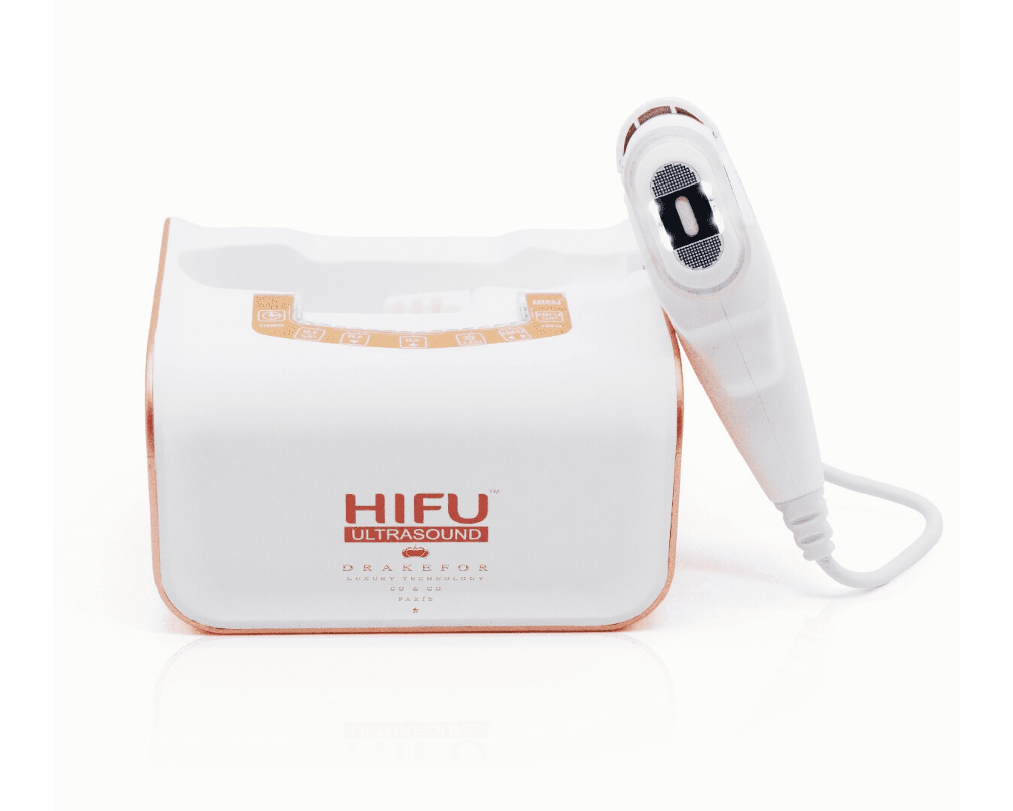 Drakefor – Máquina profesional de rejuvenecimiento intenso facial Drakefor DKF-HIFU SEMI PRO PINK.