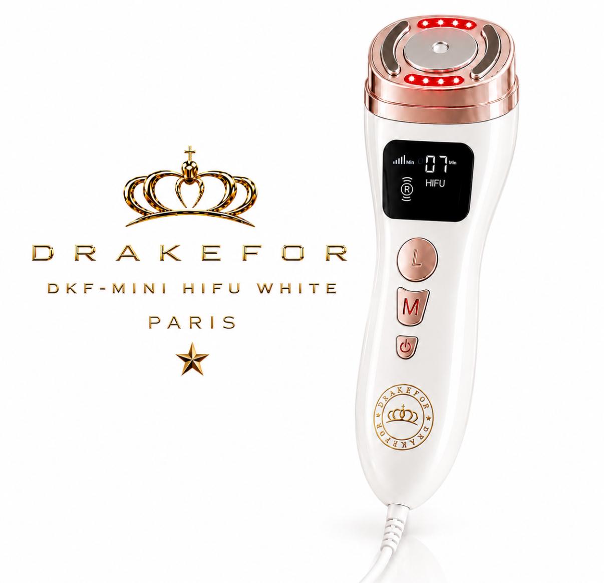 Ultrasonidos Drakefor DKF-MINI HIFU RF LIGHT TERAPY HOME de alta intensidad - Blanco Blanco-2