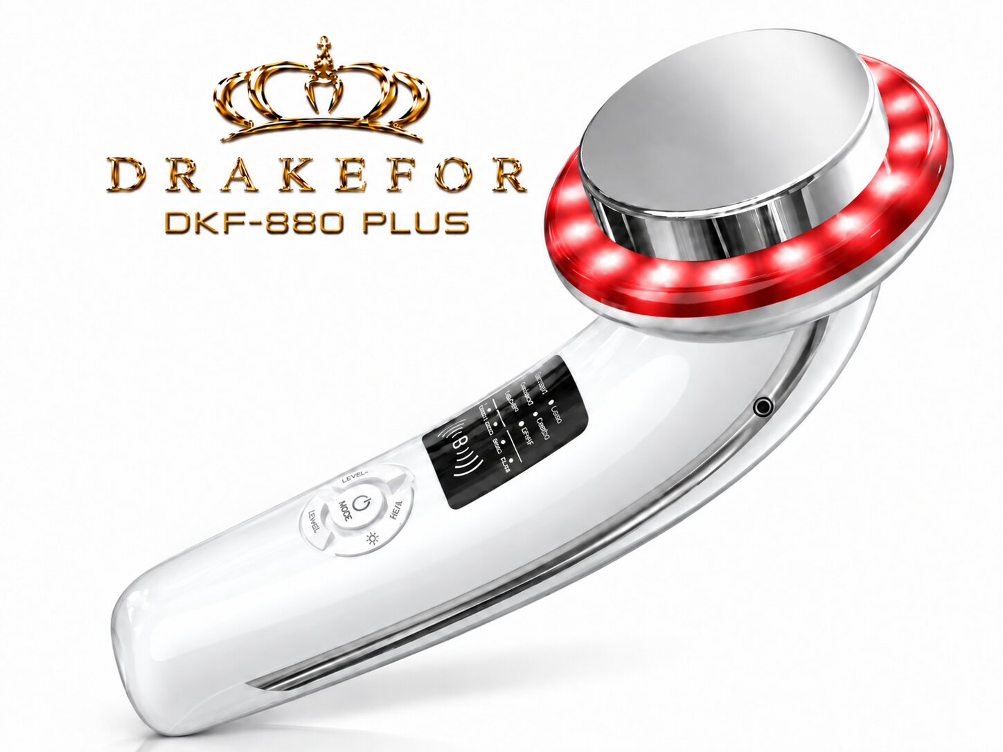 Imagen 2 de Dispositivo Facial y Corporal 6 en 1 Drakefor DKF-880 X - Blanco Blanco