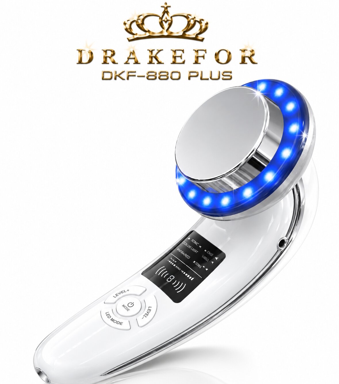 Imagen 6 de Dispositivo Facial y Corporal 6 en 1 Drakefor DKF-880 X - Blanco Blanco