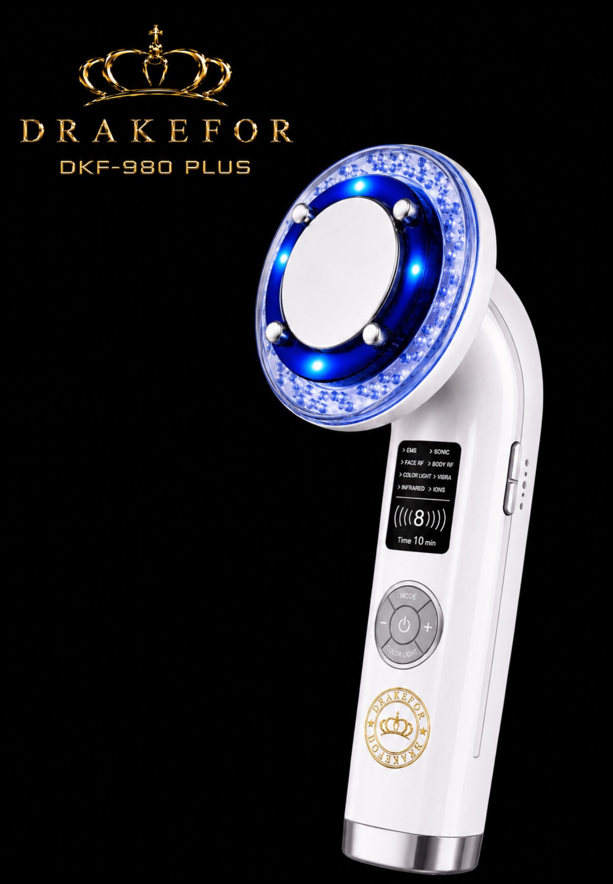 Dispositivo multifunción de belleza para el hogar 8 en 1 Drakefor DKF-980 PLUS - Blanco Blanco-3