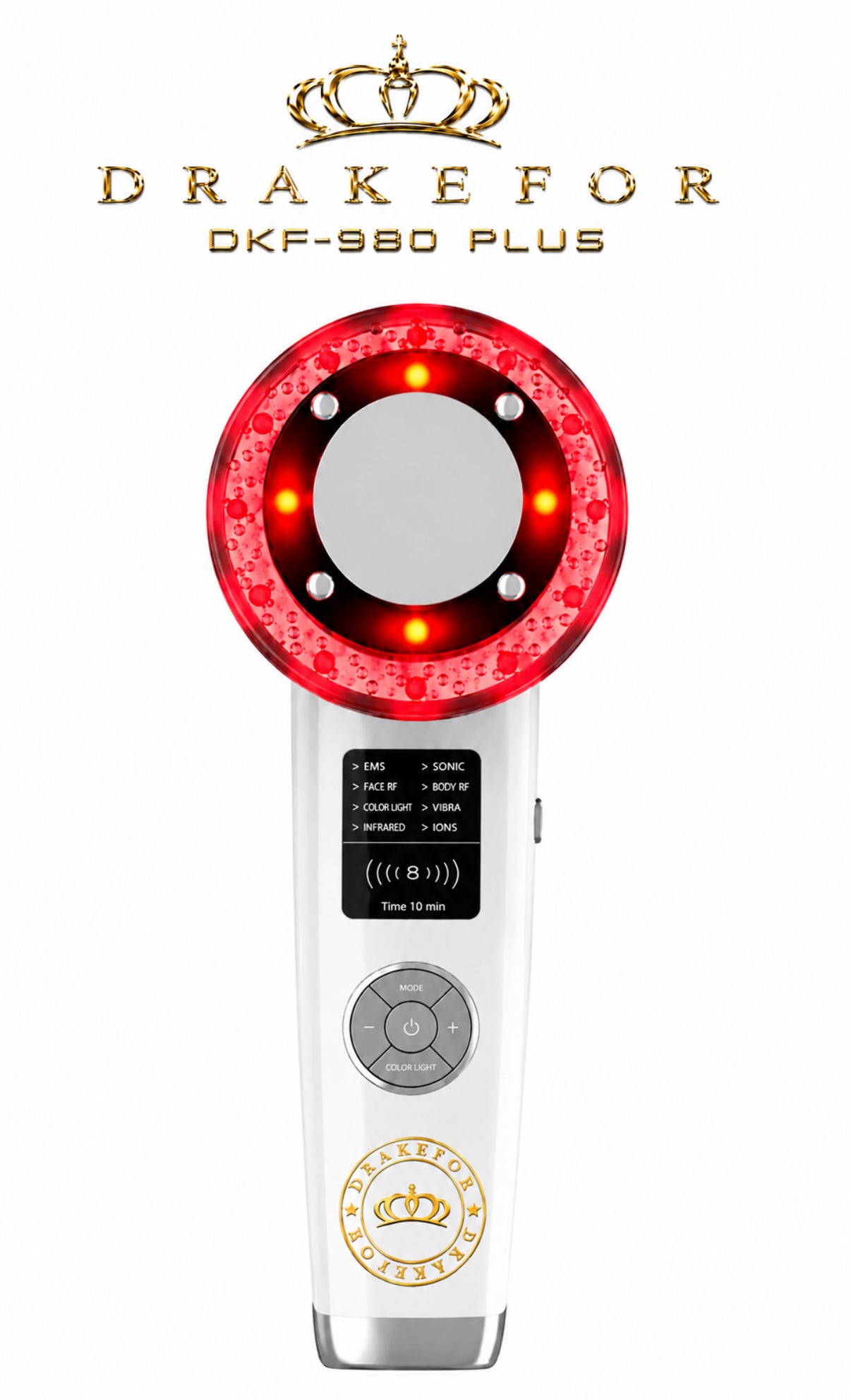 Dispositivo multifunción de belleza para el hogar 8 en 1 Drakefor DKF-980 PLUS - Blanco Blanco-4