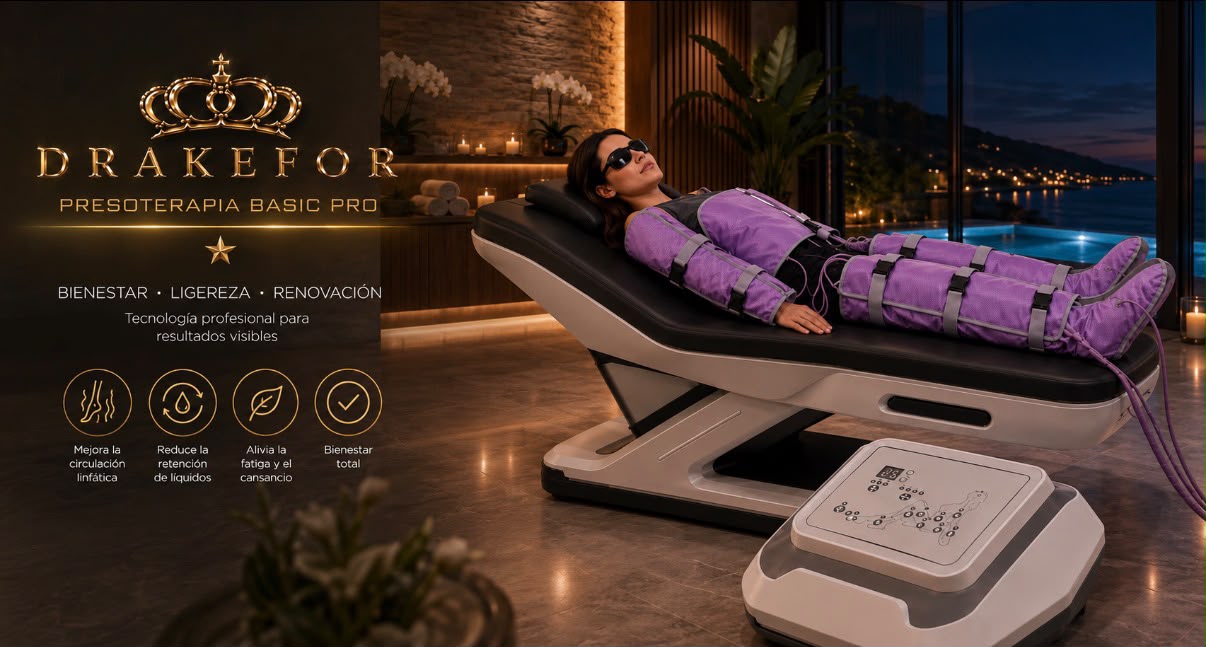 Presoterapia Profesional cuerpo entero Drakefor DKF-PRESOTERAPIA PRO BASIC - Morado Morado-3