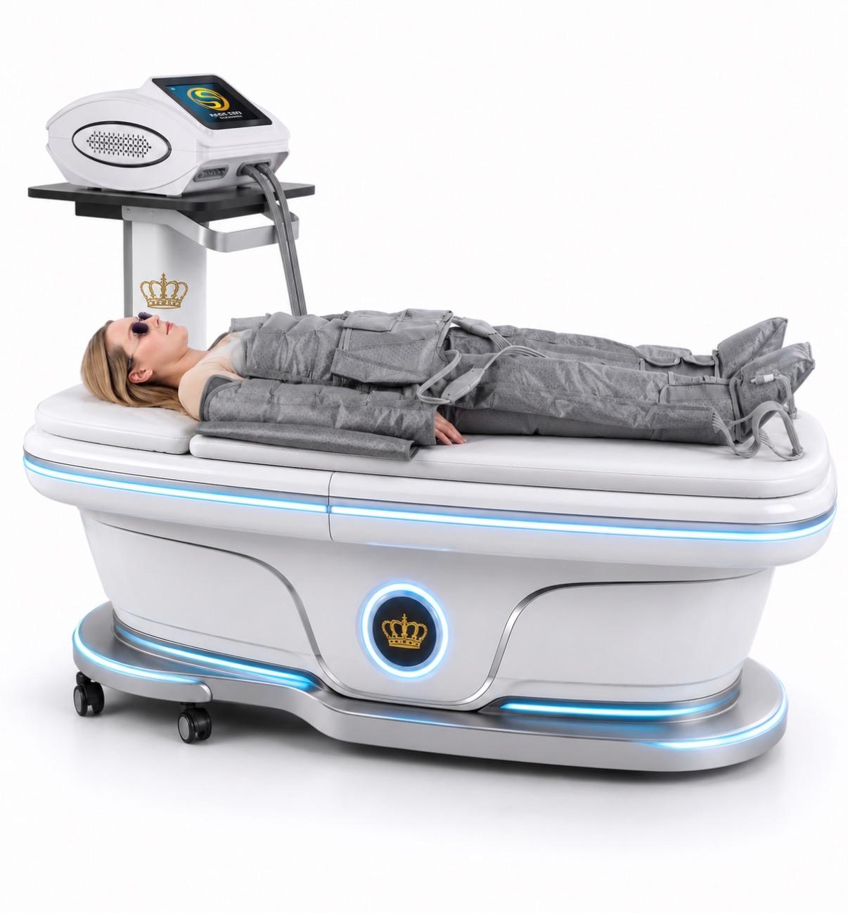 Presoterapia Profesional cuerpo entero Drakefor GYM-SPA - Blanco Blanco-3
