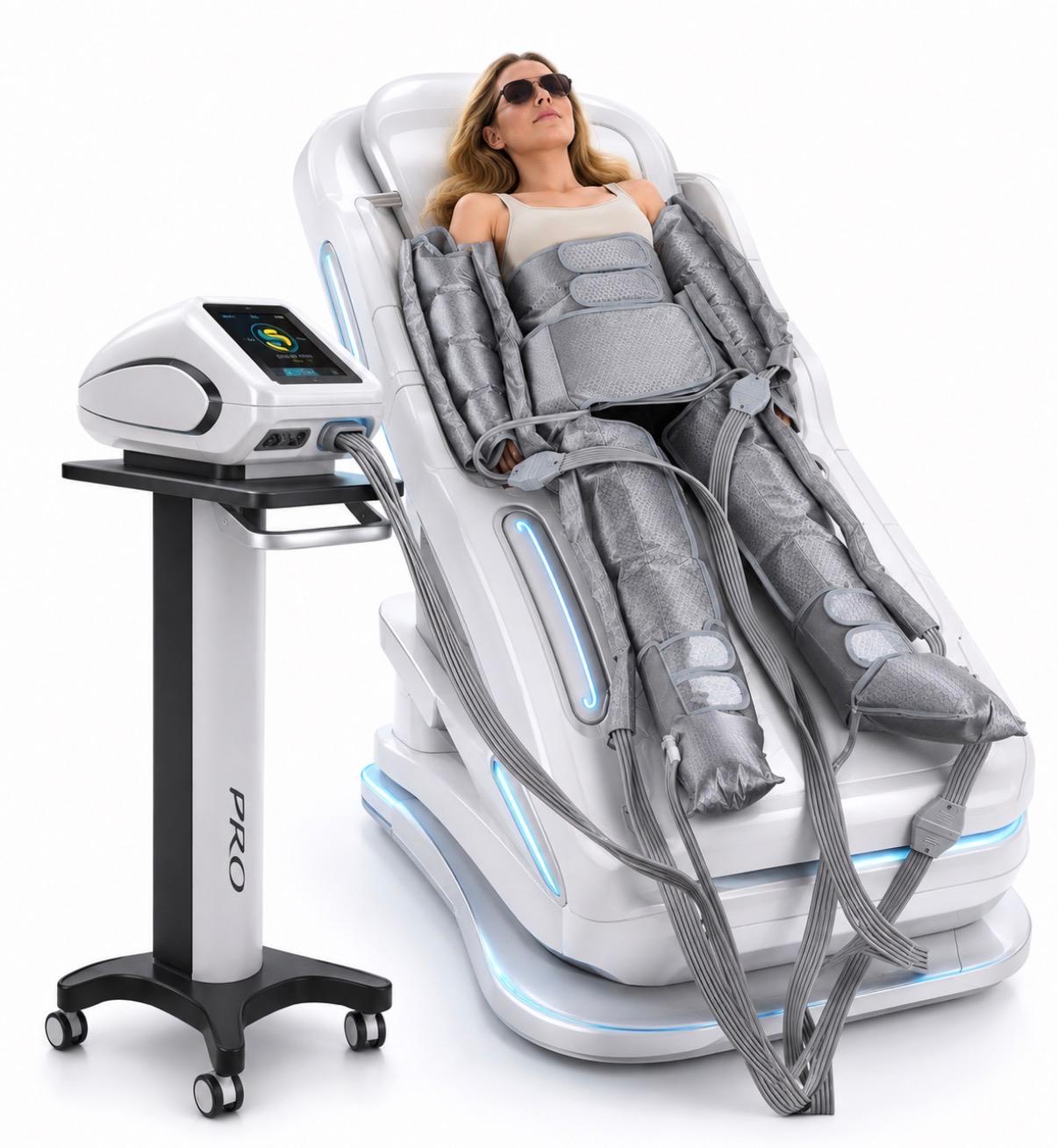 Presoterapia Profesional cuerpo entero Drakefor GYM-SPA - Blanco Blanco-5
