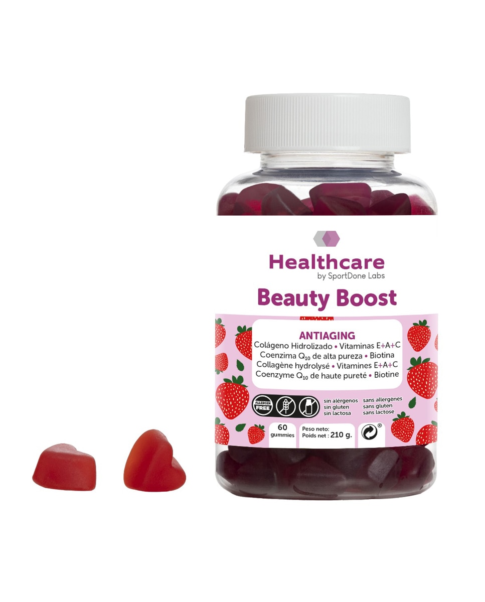 Imagen 0 de Beauty Boost Antiedad Sabor Frutos del Bosque 60 gominolas SportDone