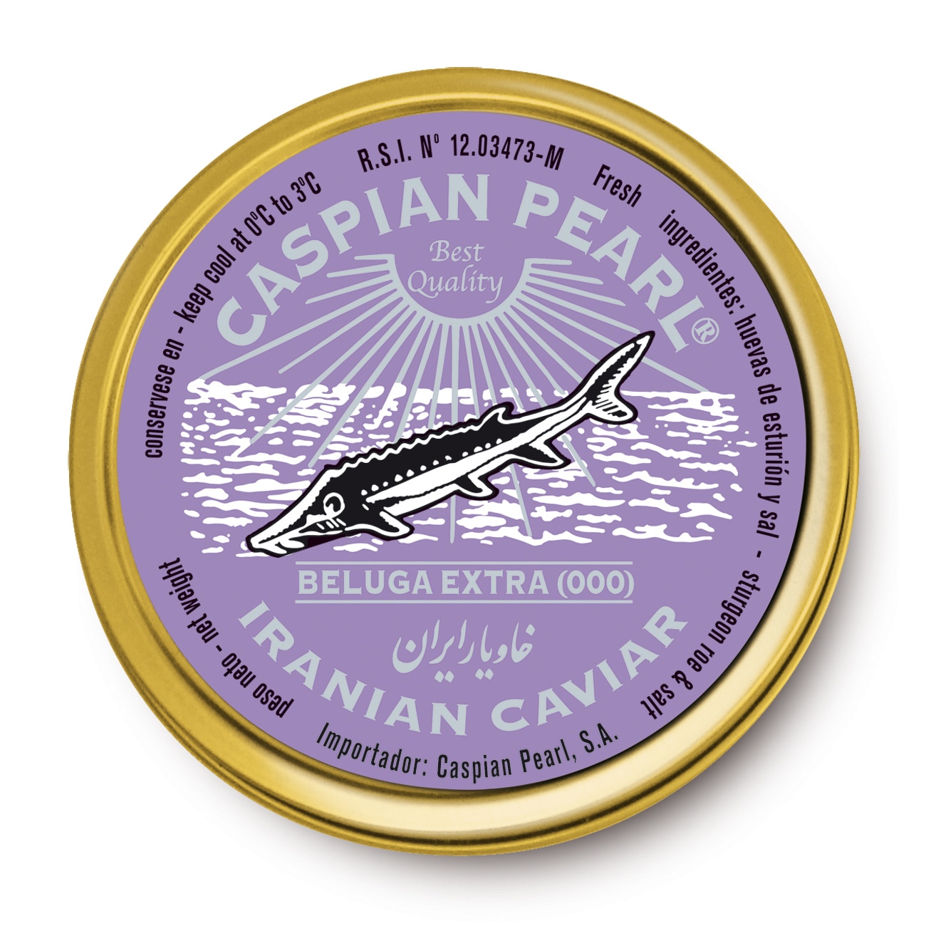 Imagen 0 de Caviar Iraní Beluga Extra-000 Caspian Pearl