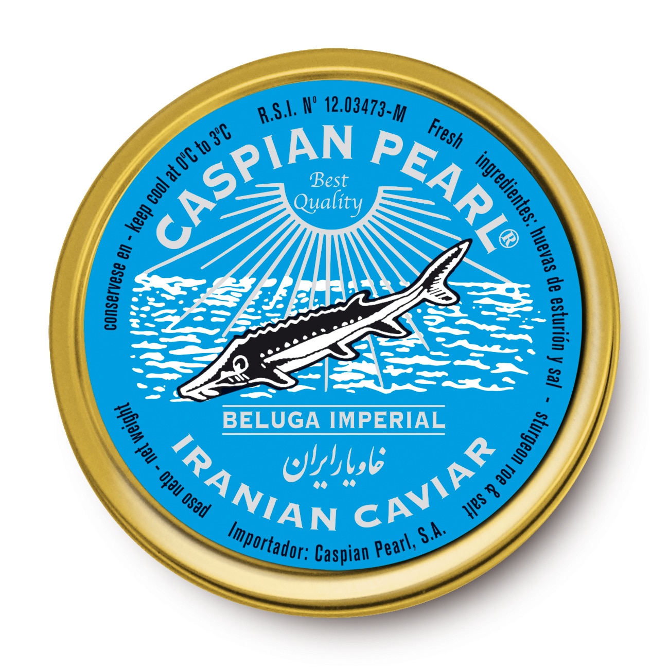 Imagen 0 de Caviar Iraní Beluga Imperial Caspian Pearl