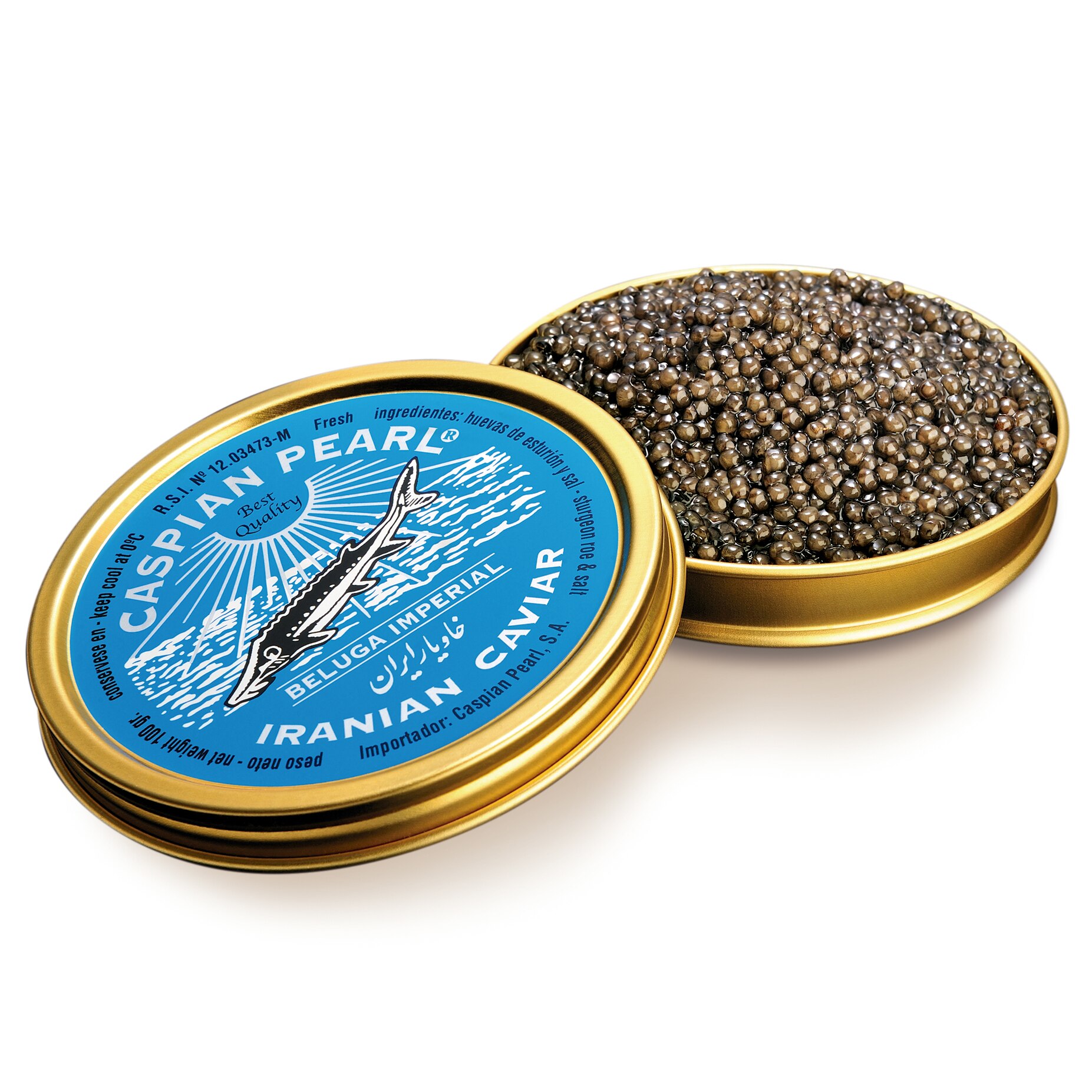 Caviar Iraní Beluga Imperial Caspian Pearl 2