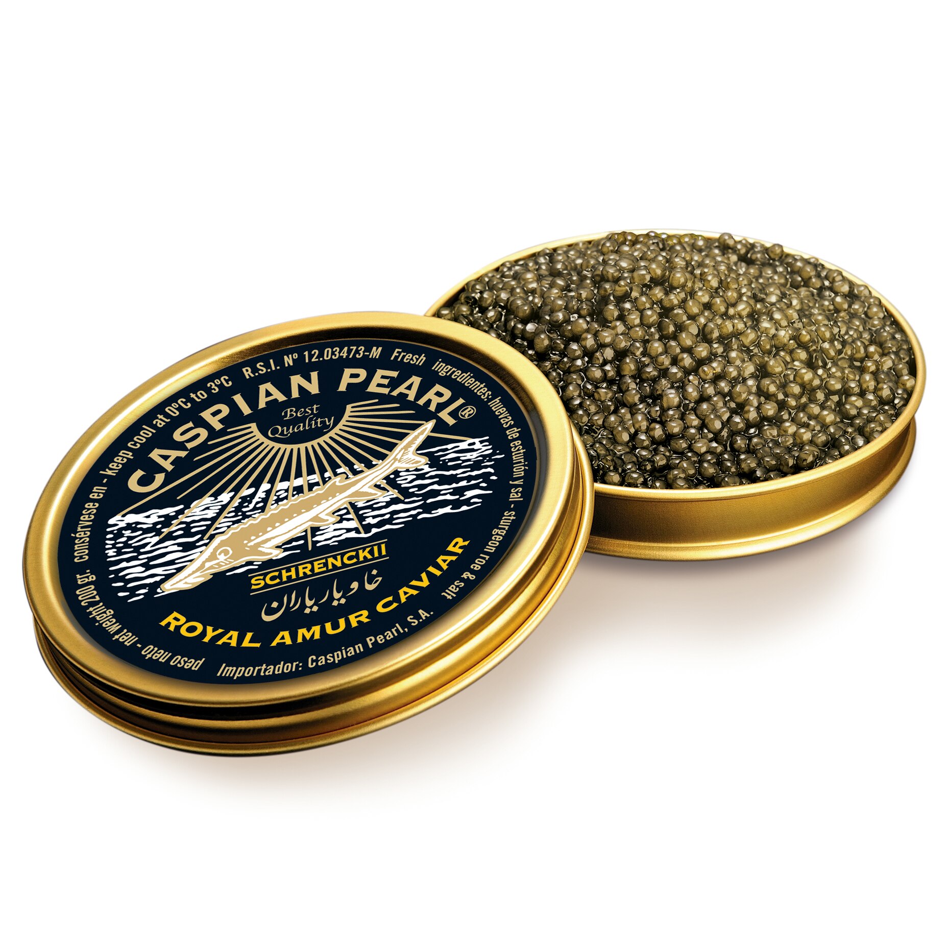 Caviar Schrenckii Royal-Amur Caspian Pearl 2