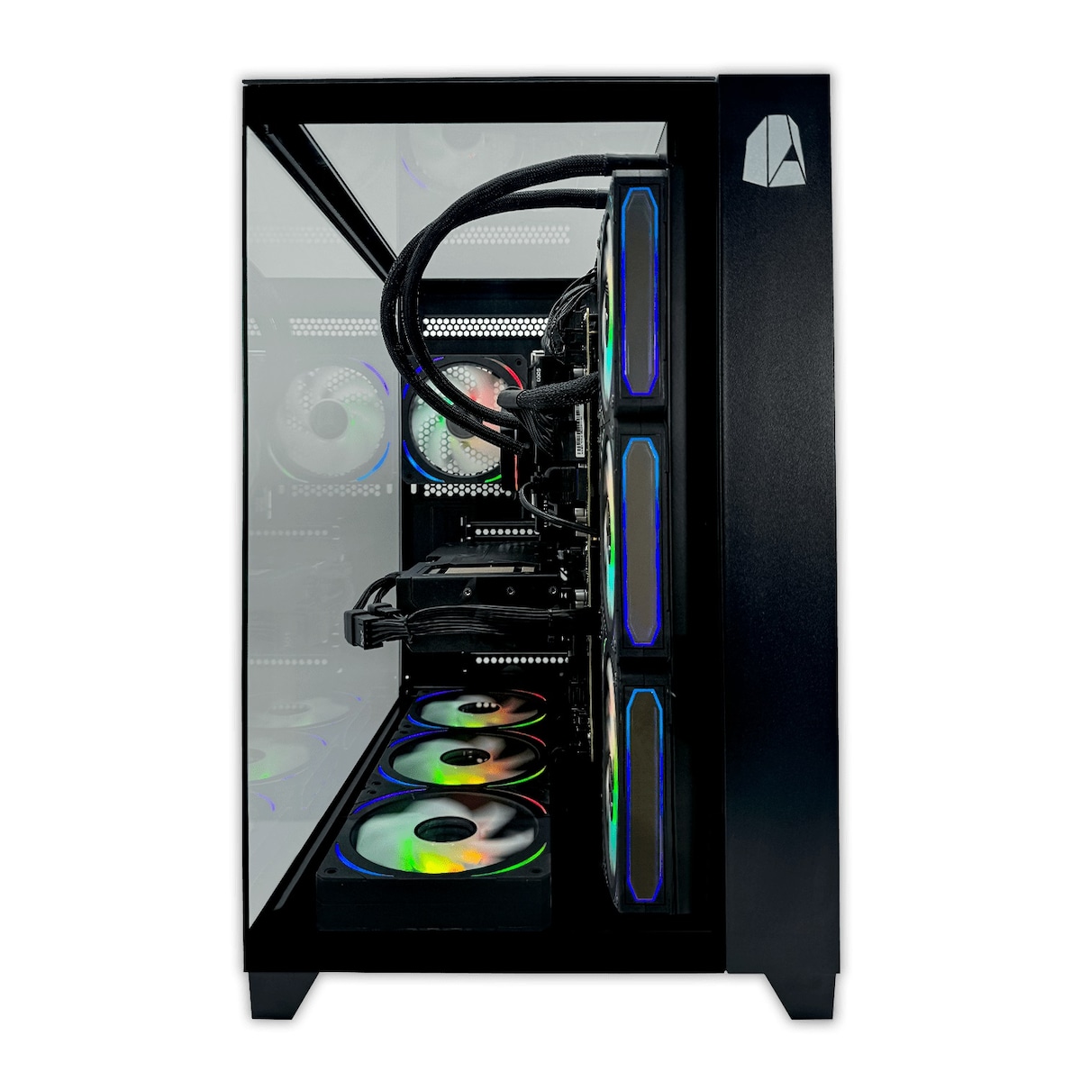 Sobremesa Gaming Nitropc Pack Gold v2 Negro – AMD Ryzen 5 8400F, RTX 5060 8GB, 32GB DDR5, 1TB M2, Win11, Accesorios + monitor 24" FHD 120Hz IPS Negro-4