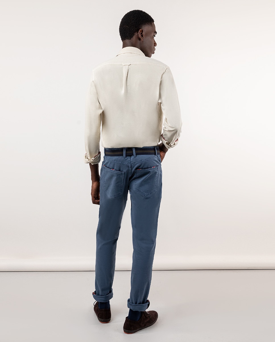 Pantalón Cinco Bolsillos De Terciopelo