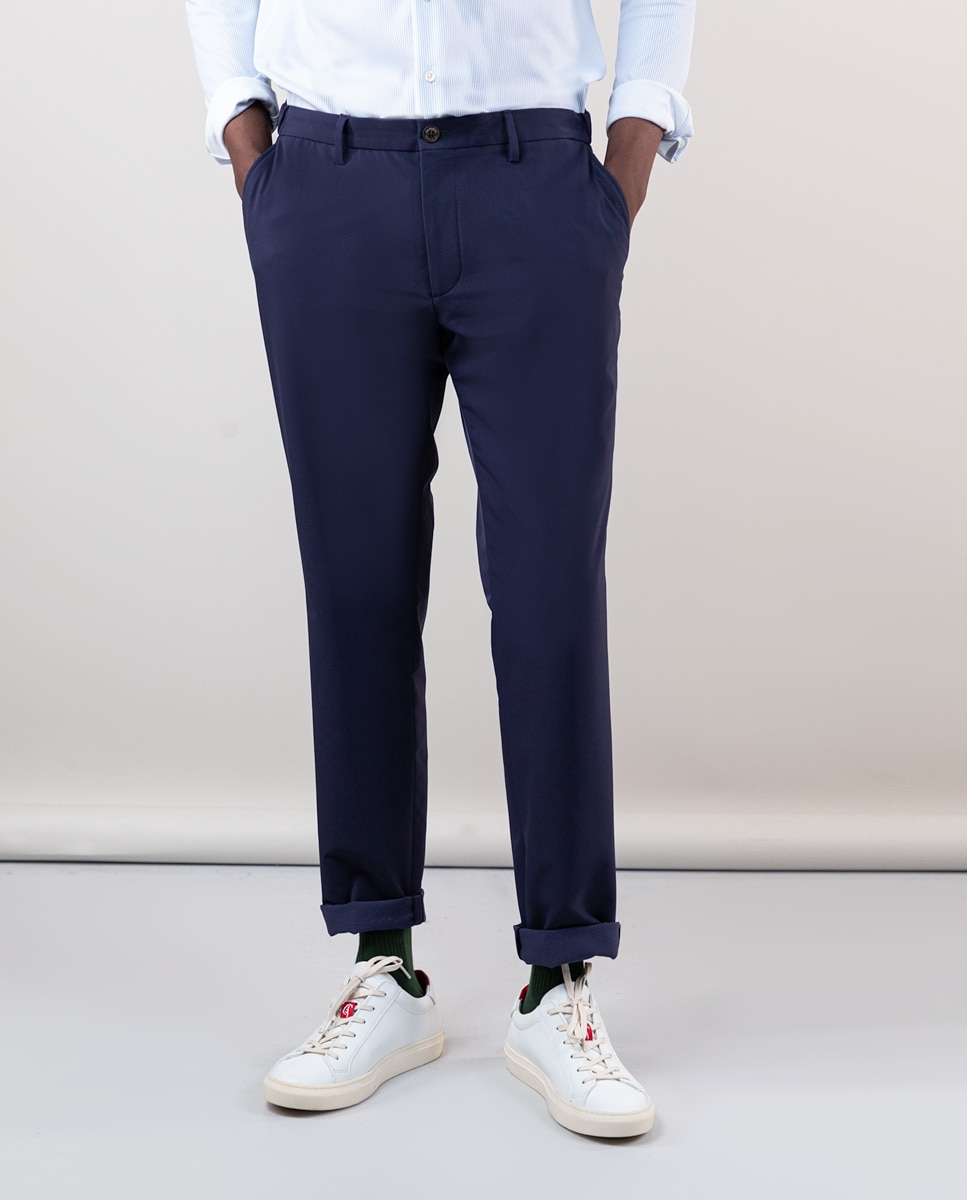 Pantalón de vestir de hombre sepiia - El Ganso - Azul marino Azul marino-2