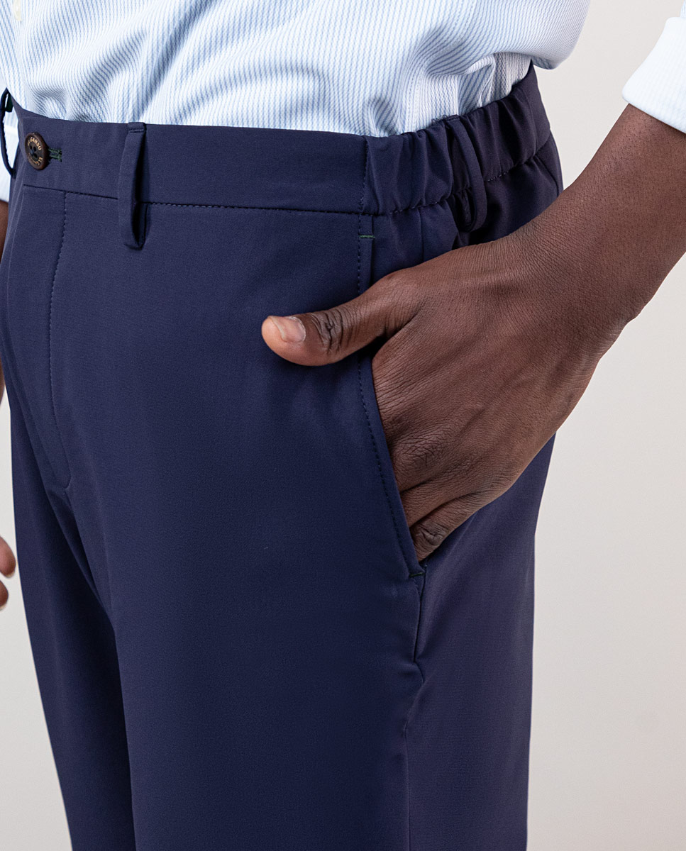 Pantalón de vestir de hombre sepiia - El Ganso - Azul marino Azul marino-4