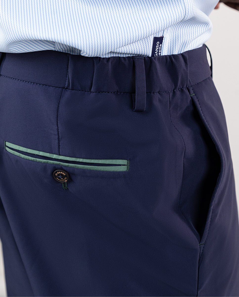 Pantalón de vestir de hombre sepiia - El Ganso - Azul marino Azul marino-5