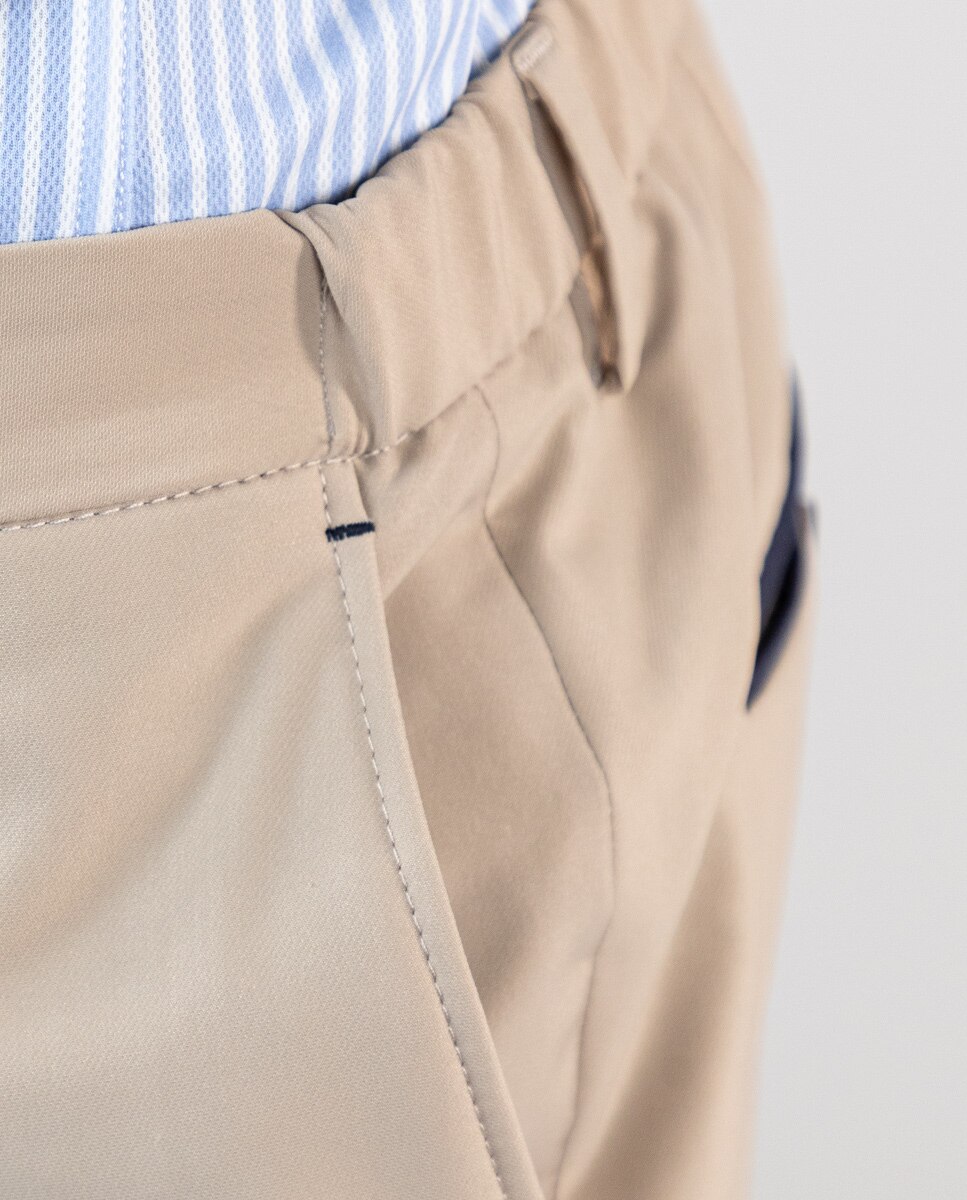 Pantalón de vestir de hombre sepiia - El Ganso - Beige Beige-4