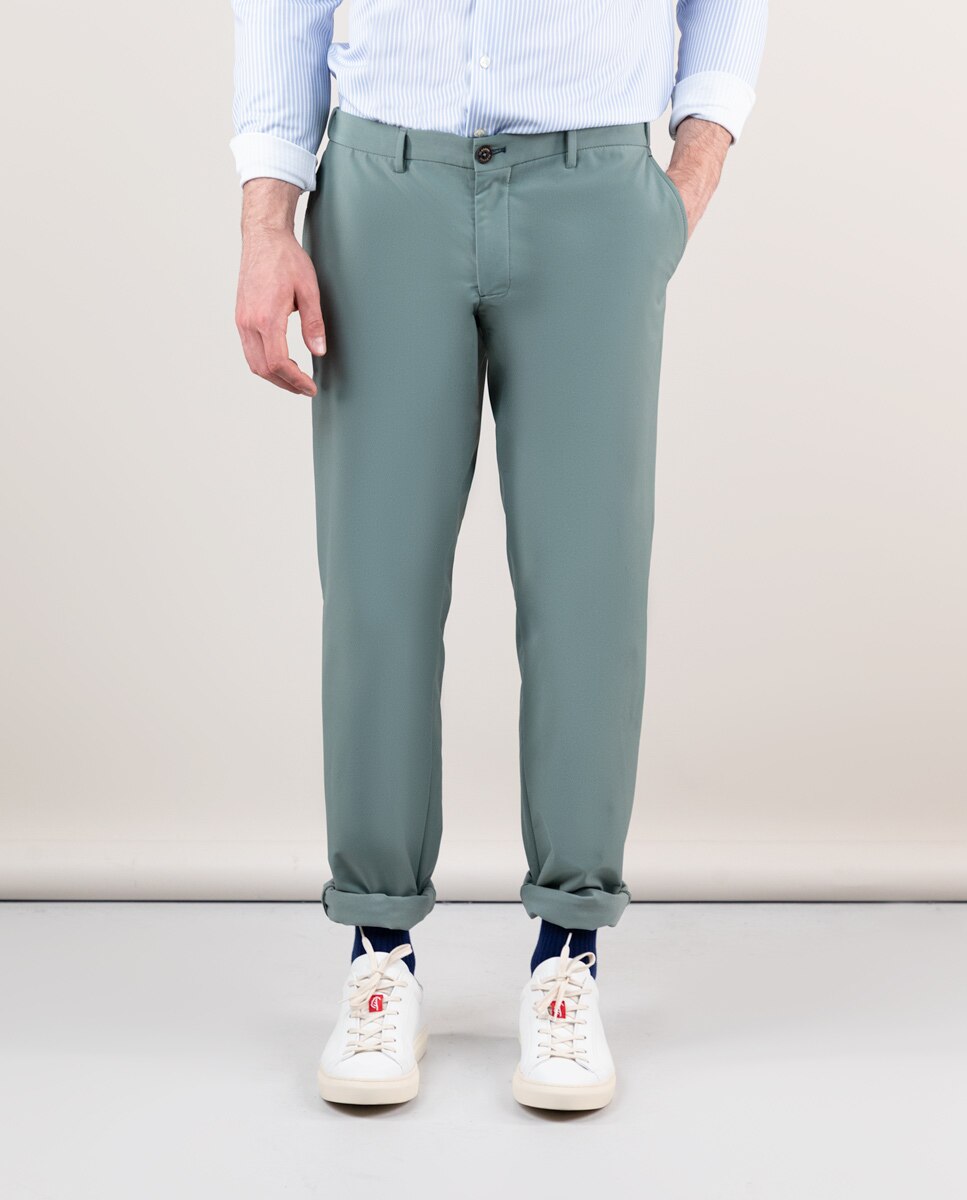 Pantalón de vestir de hombre sepiia - El Ganso - Verde Verde-2