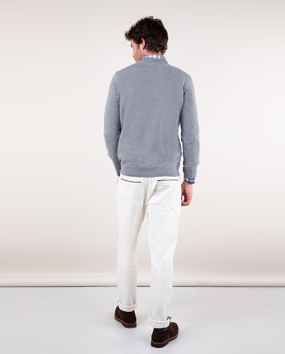 Pantalón de hombre denim liso - El Ganso - Natural Natural-4