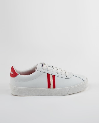 Zapatilla unisex de piel con cinta detalle · El Ganso · El Corte Inglés