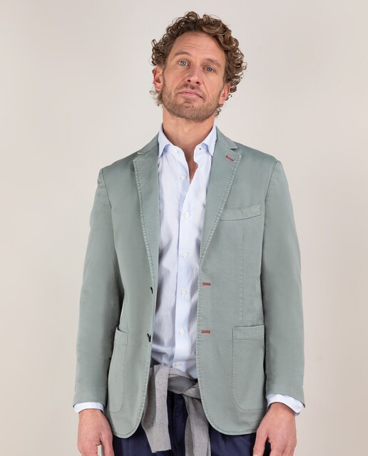 Imagen 0 de Americana de hombre sarga Garment Dyed