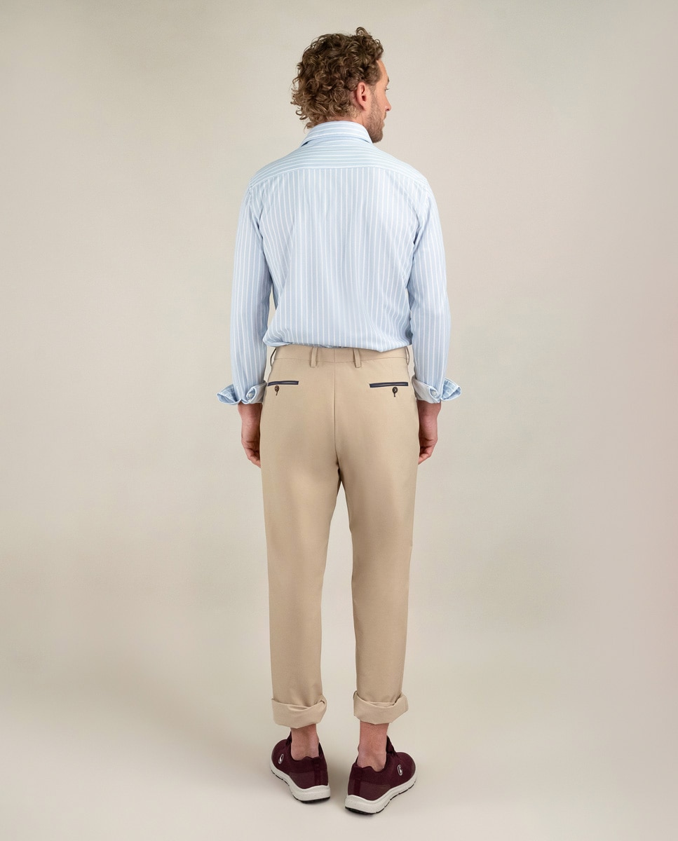Camisa de hombre sepiia de rayas butcher - El Ganso - Azul Azul-4