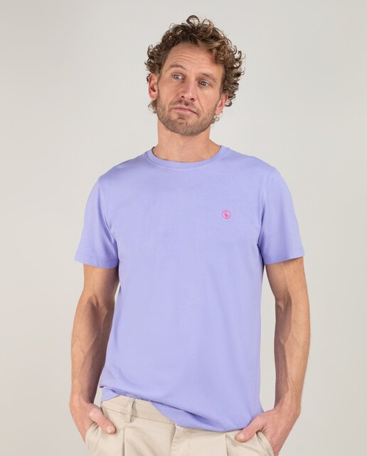 Imagen 0 de Camiseta de hombre Cuello Caja Garment Dyed
