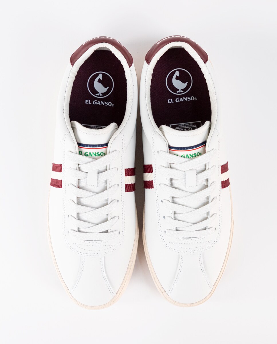 Ganso Zapatillas Hombre Zapatillas De Piel De Hombre Con Banda