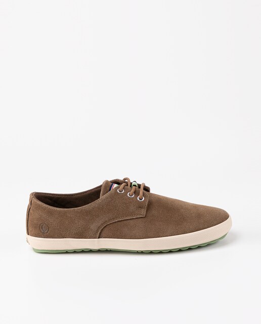 Imagen 0 de Zapatos de cordones de hombre de ante liso