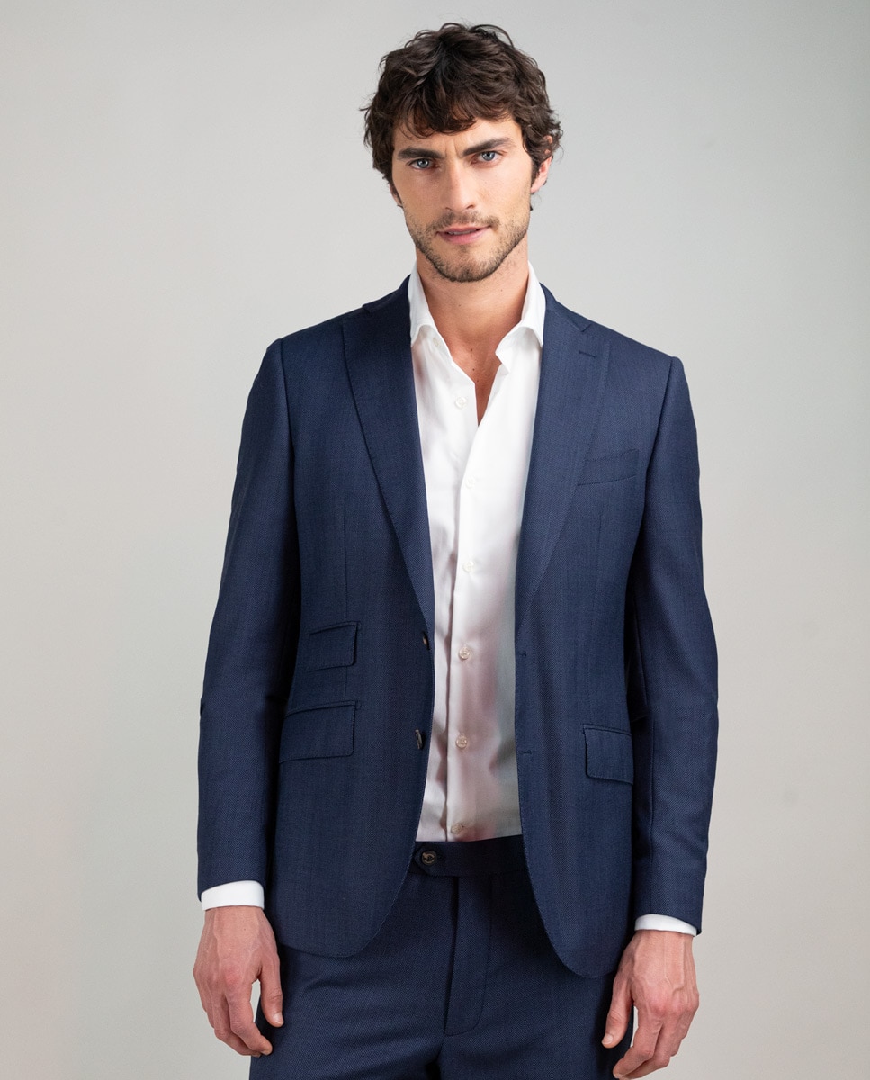 El Ganso - Americana de hombre coordinada ojo de perdiz.
