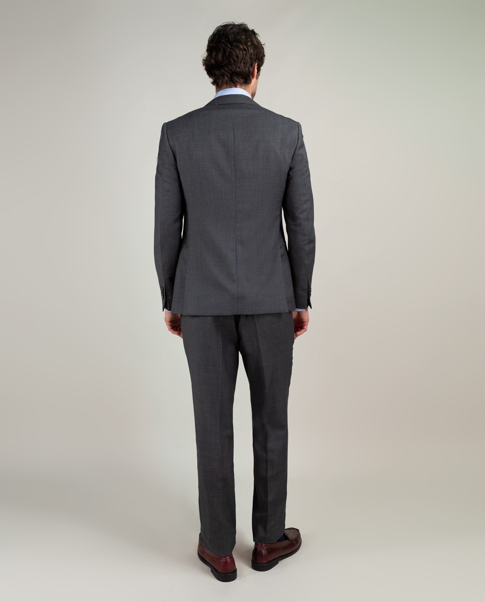 Americana de hombre coordinada ojo de perdiz - El Ganso - Gris Gris-4