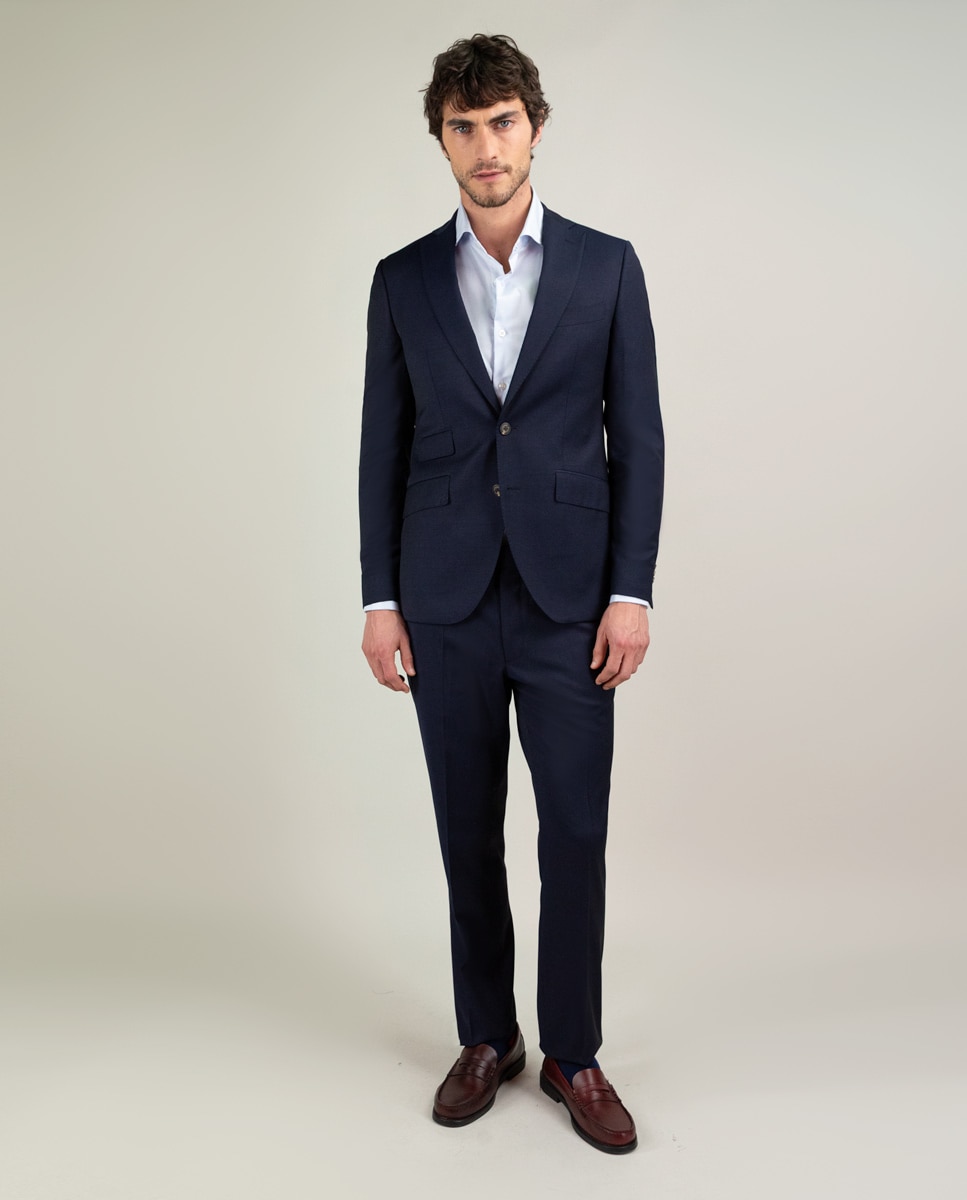 Americana de hombre coordinada liso lavable - El Ganso - Azul Azul-2