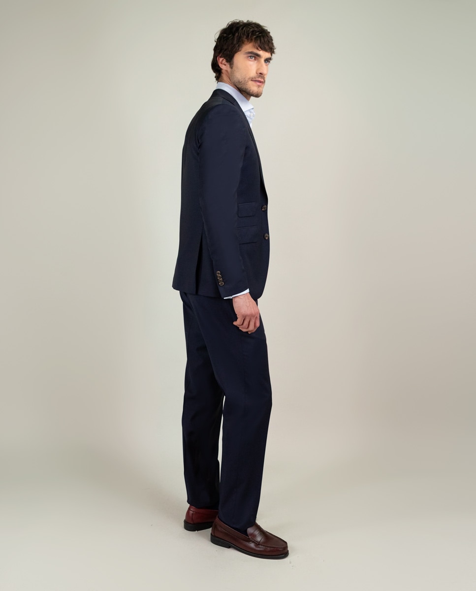 Americana de hombre coordinada liso lavable - El Ganso - Azul Azul-3