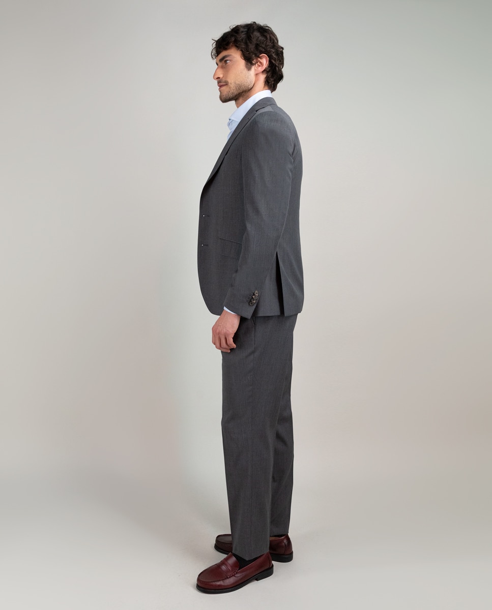 Americana de hombre coordinada liso lavable - El Ganso - Gris Gris-3