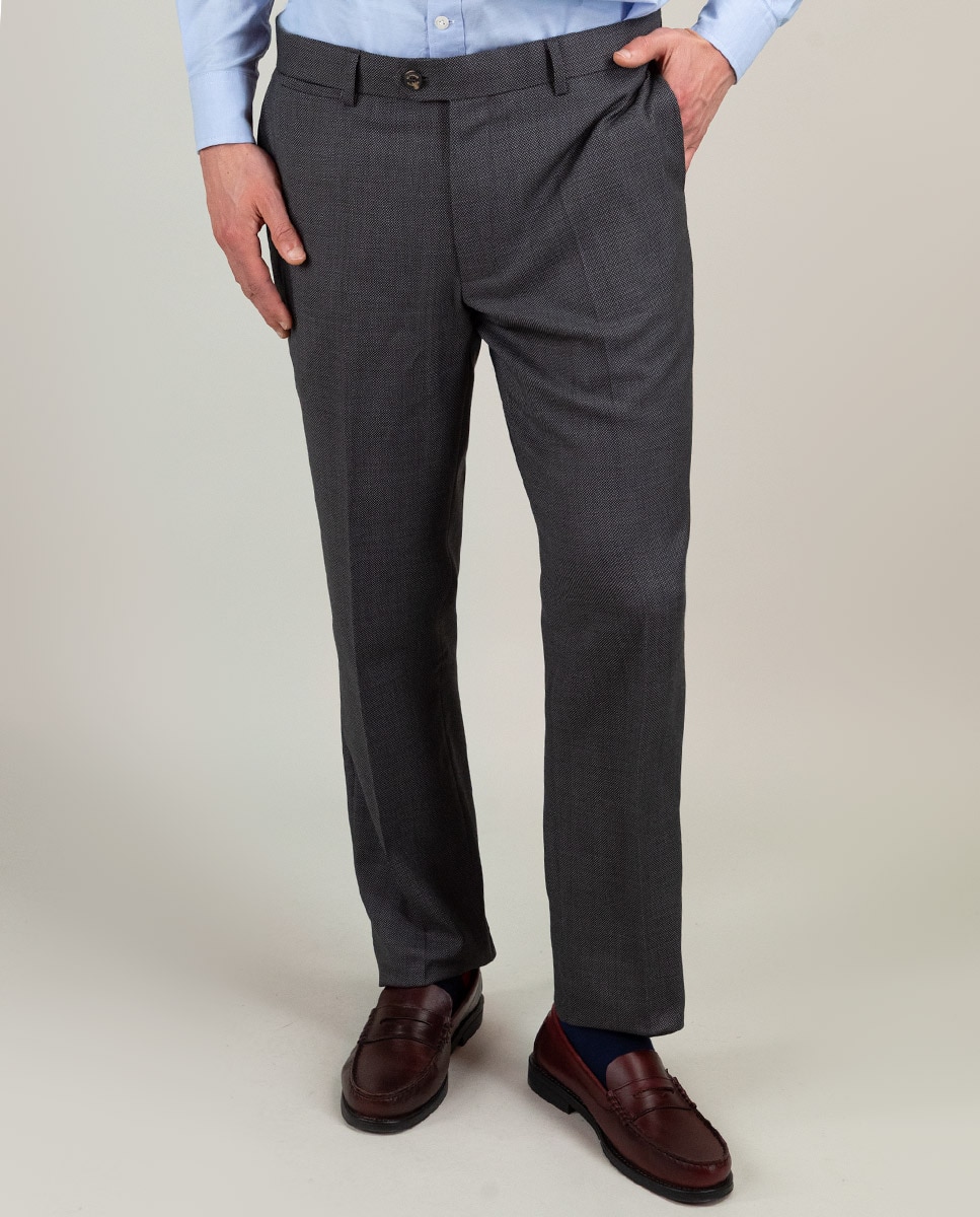 Imagen 0 de Pantalón de hombre coordinado ojo de perdiz Gris