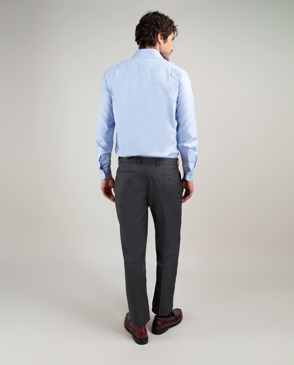 Pantalón de hombre coordinado ojo de perdiz - El Ganso - Gris Gris-4