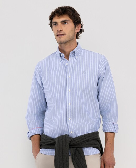 Imagen 0 de Camisa de hombre oxford de rayas butcher