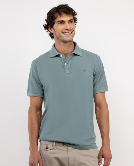Imagen 0 de Polo de hombre de manga corta liso
