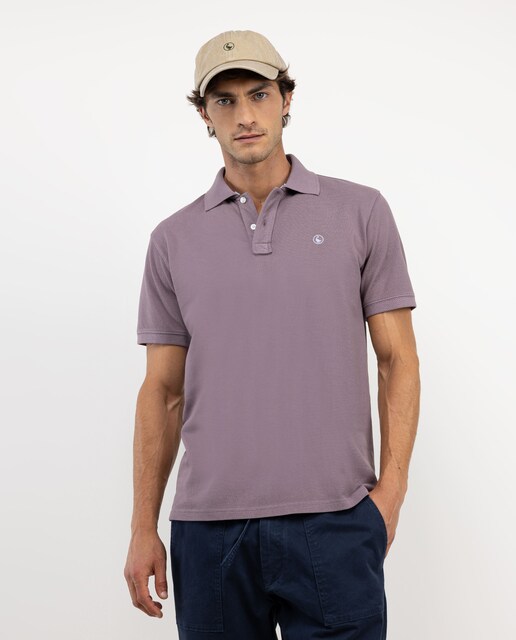 Imagen 0 de Polo de hombre de manga corta liso