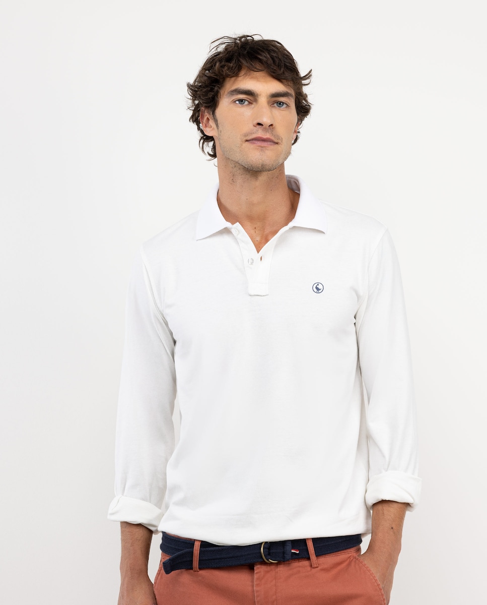 Polo de hombre de manga larga liso · El Ganso · El Corte Inglés - Main Image