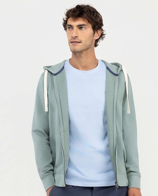 Imagen 0 de Sudadera de hombre con cremallera lisa