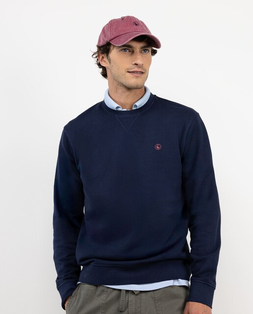 Imagen 0 de Sudadera de hombre de cuello caja liso