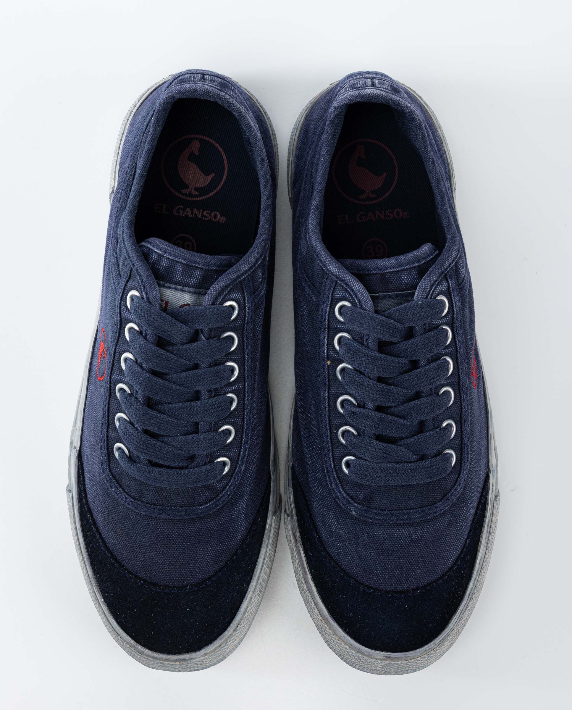 Zapatilla de hombre Squash de algodón - El Ganso - Azul marino Azul marino-4