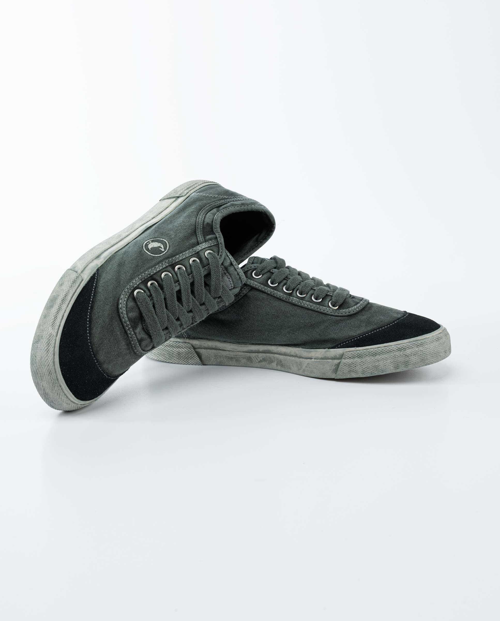 Zapatilla de hombre Squash de algodón - El Ganso - Verde Verde-2