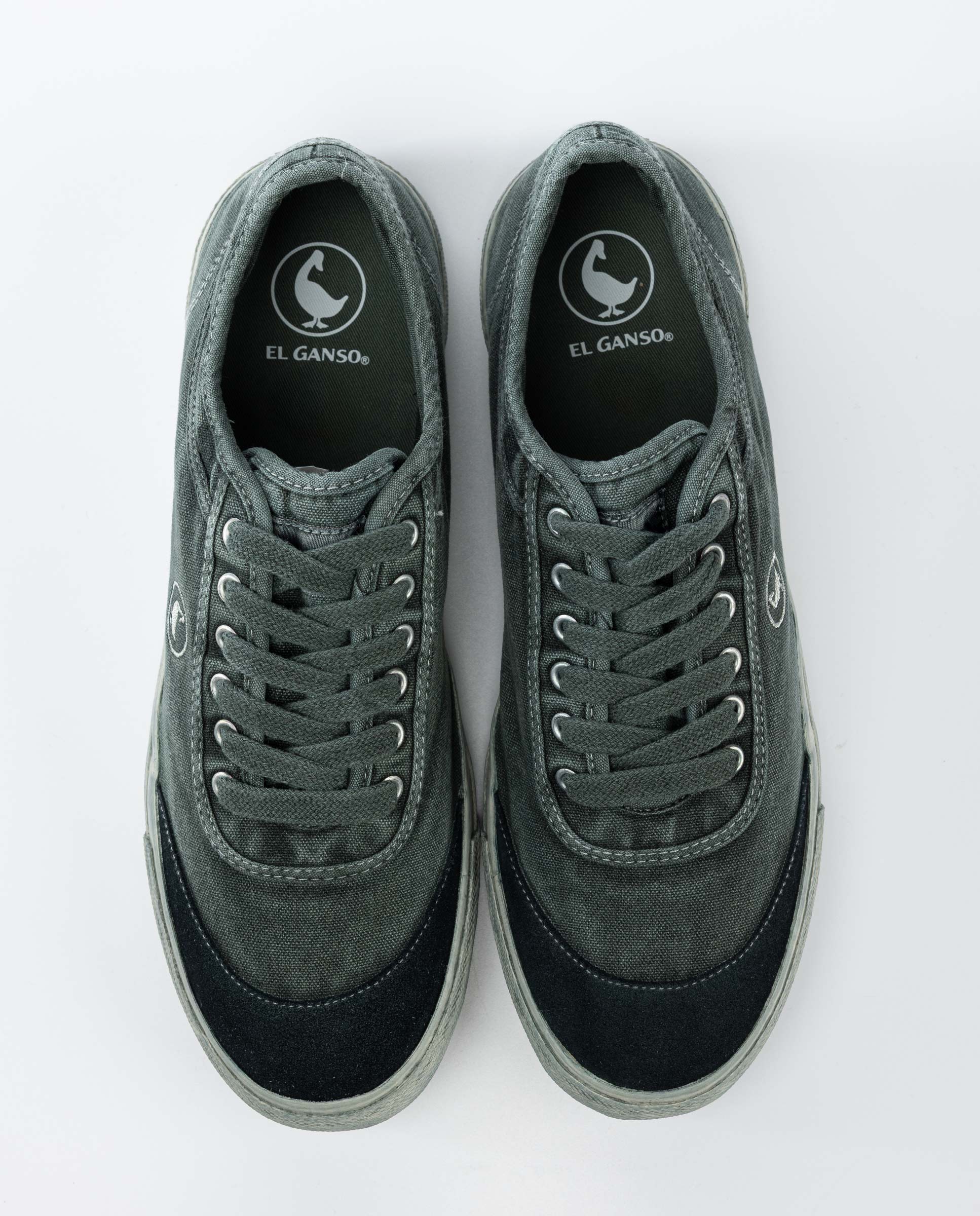 Zapatilla de hombre Squash de algodón - El Ganso - Verde Verde-4